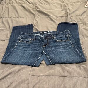 American Eagle Outfitters Dark Blue Skinny Jeans